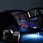 2 PCS DC 8-36V Ghost Shadow Courtesy Angel Wings Projektionslampe Autotür LED Willkommenslichter, Cold Blue, Blue, Red, White