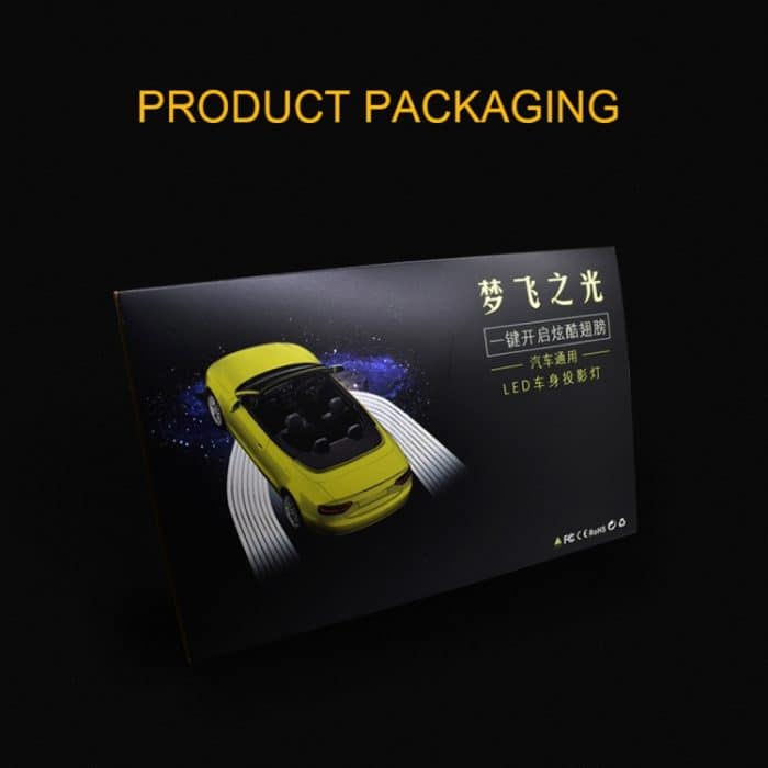 2 PCS DC 8-36V Ghost Shadow Courtesy Angel Wings Projektionslampe Autotür LED Willkommenslichter, Cold Blue, Blue, Red, White – Bild 15