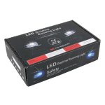 2 PCS DC 12V 6W 400 LM 6000K Tri Circular Car DRL Tagfahrlicht Lampe mit weißen Lichtern, Kabellänge: 50 cm – Bild 5