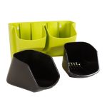 Pflanzenwand Vertikale Innen- und Außenbalkon-Wandblumentöpfe Kreative Kombination aus Harz-Kunststoff-Blumentöpfen mit abnehmbarem Topf – Bild 4