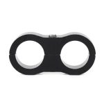 AN10 Automotive 2-Loch-Hochdruckschlauch-Befestigungsclip Auto-Schlauchklemme Aluminiumlegierungs-Clip-Schlauchabscheider, zufällige Farbabgabe – Bild 3