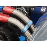 AN12 Automotive 2-Loch-Hochdruckschlauch-Befestigungsclip Auto-Schlauchklemme Aluminiumlegierungs-Clip-Schlauchabscheider, zufällige Farbabgabe – Bild 6