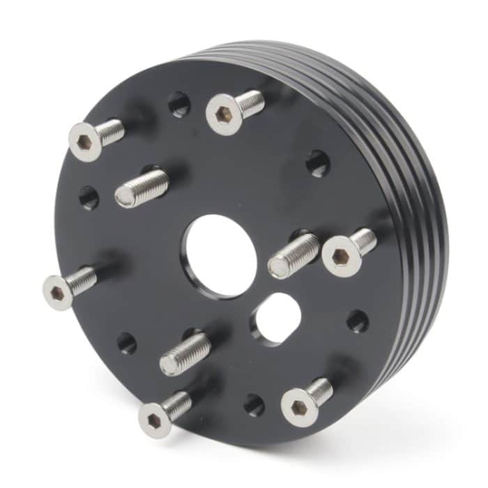 Autonabe für 6-Loch- auf 3-Loch-Lenkrad-Adapter-Boss-Kit, Lenkrad-Abstandsbolzen, Adapter (Black), Adapter (Silver) – Bild 5