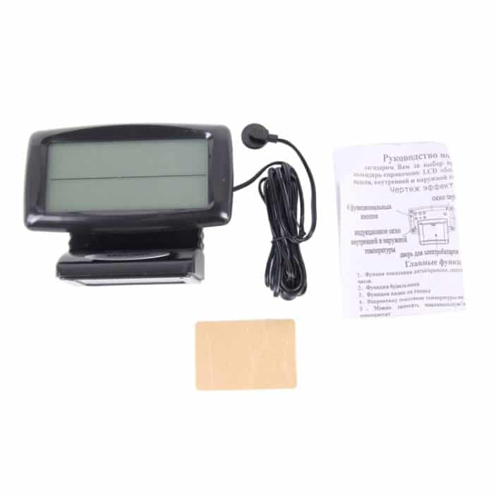 SH-350-2 Multifunktions-Digitaltemperatur-Thermometer Wecker LCD-Monitor Batteriemessgerät Detektoranzeige – Bild 6