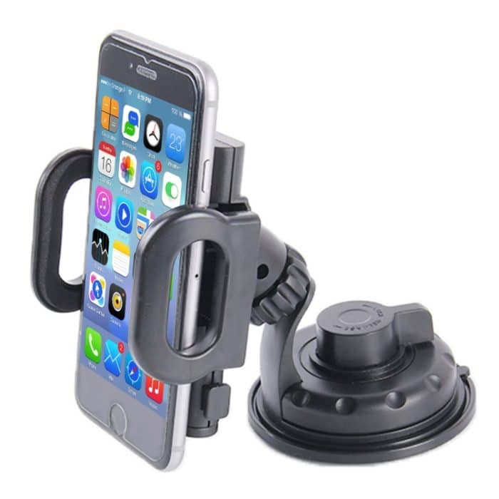 SHUNWEI SD-1121G Autotelefon Multifunktionale Halterung, Windschutzscheibe / Armaturenbrett Universal Car Mobile Phone Cradle, Für iPhone, Galaxy, Huawei, Xiaomi, Sony, LG, HTC, Google und andere iOS / Android-Smartphones – Bild 2