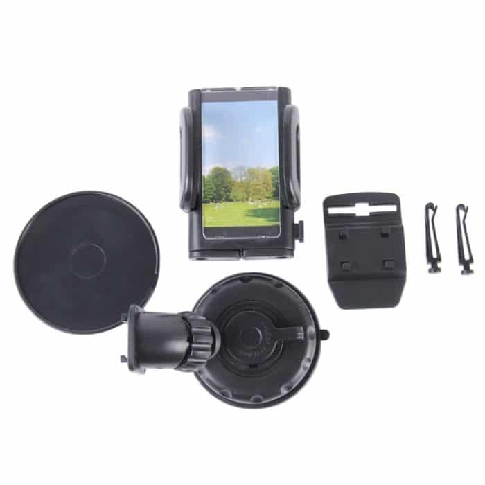 SHUNWEI SD-1121G Autotelefon Multifunktionale Halterung, Windschutzscheibe / Armaturenbrett Universal Car Mobile Phone Cradle, Für iPhone, Galaxy, Huawei, Xiaomi, Sony, LG, HTC, Google und andere iOS / Android-Smartphones – Bild 3