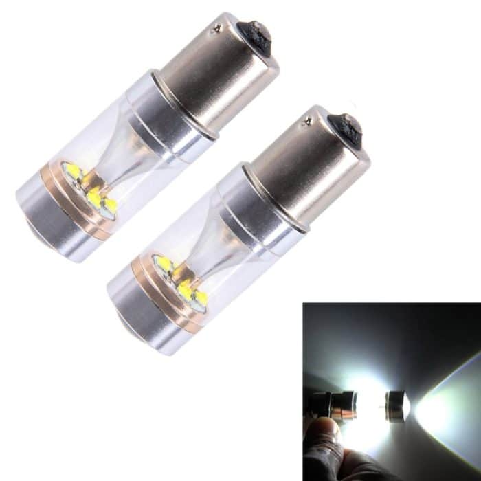 CMS2628.jpg 2 PCS 1156 / BA15S 350LM 6000K 30W Weißlicht 6 LED CREE Canbus Auto Rückfahrscheinwerfer / Blinker, DC 12V – Bild 1