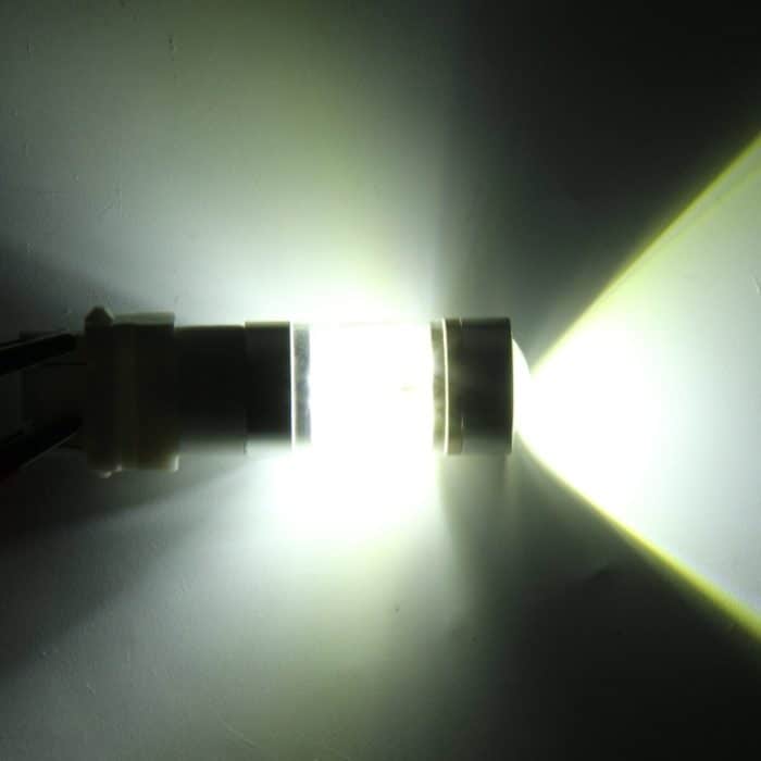 2 PCS T25 / 3157 Doppelkabel 2300 LM 6000K 30W Weißlicht 6 LED CREE Canbus Auto-Bremslichtbirne, DC 12V – Bild 7