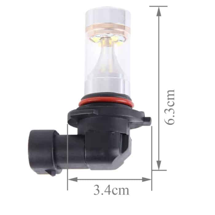 2 PCS 9006 350 LM 6000K 30 W Weißlicht CREE 6 LED Nebelscheinwerfer, DC 12V – Bild 3