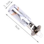 2 PCS H1 30W 350 LM 6000K Weißlicht CREE 6 LED Nebelscheinwerfer, DC 12V – Bild 3