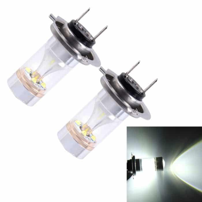 2 PCS H7 30W 350 LM 6000K Weißlicht CREE 6 LED-Nebelscheinwerfer, DC 12V – Bild 1