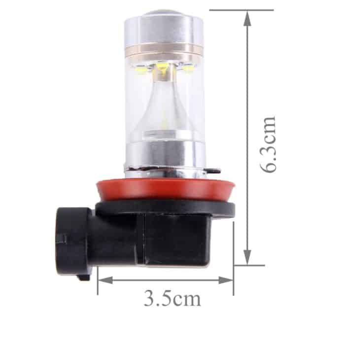2 PCS H8 / H11 30W 350 LM 6000K Weißlicht CREE 6 LED-Nebelscheinwerfer, DC 12V – Bild 4