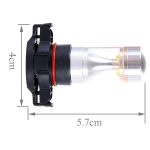 2 PCS H16 30W 350LM 6000K Weißlicht CREE 6 LED Nebelscheinwerfer, DC 12V – Bild 5