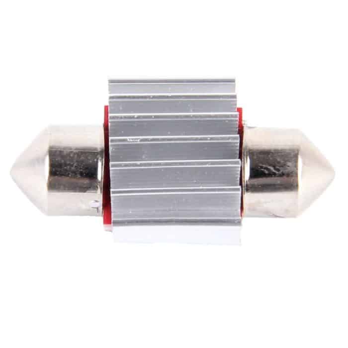 2 PCS DC 12V 3W 31MM Bicuspid Autotürleuchten Registrierung Markierungsleuchte Armaturenbrett Kuppeltürleuchten LED Leselampe mit 18 LED SMD 3014 Leuchten Weiß – Bild 3