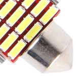 2 PCS DC 12V 6W 41MM Bicuspid Autotürleuchten Registrierung Markierungsleuchte Armaturenbrett Kuppeltürleuchten LED Leselampe mit 33 LED SMD 3014 Leuchten Weiß – Bild 6