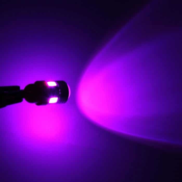 2 PCS T10 3W 6 LED SMD 5630 Pink Light Clearance Light.DC 12V. – Bild 7