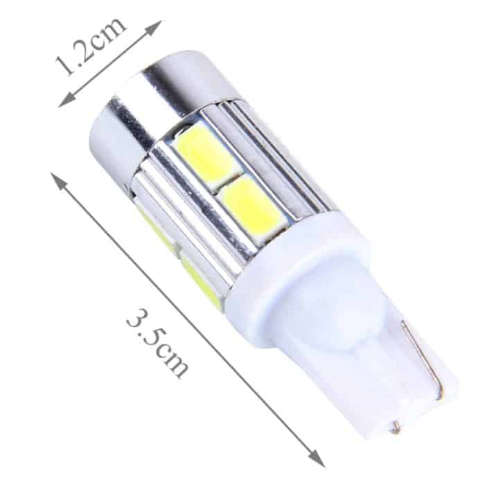 2 PCS T10 6W Weißlicht 10 SMD 5630 LED Autolichtscheinwerfer Lampe, DC 12V – Bild 3