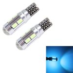2 STÜCKE T10 6W Eisblaues Licht 10 SMD 5630 LED Fehlerfreie Canbus-Autolichtleuchte Lampe, DC 12V