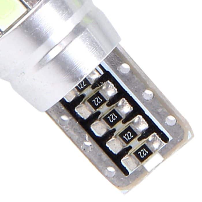 2 STÜCKE T10 6W Eisblaues Licht 10 SMD 5630 LED Fehlerfreie Canbus-Autolichtleuchte Lampe, DC 12V – Bild 5