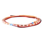 5 Stück 45 LED 3528 SMD wasserdichte flexible Auto-Lichtleiste für Autodekoration, DC 12 V, Länge: 90 cm, 90cm+pink, 90cm+green, 90cm+ice blue, 90cm+blue, 90cm+red, 90cm+white, 90cm+yellow – Bild 2