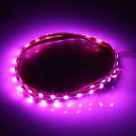 5 Stück 45 LED 3528 SMD wasserdichte flexible Auto-Lichtleiste für Autodekoration, DC 12 V, Länge: 90 cm, 90cm+pink, 90cm+green, 90cm+ice blue, 90cm+blue, 90cm+red, 90cm+white, 90cm+yellow – Bild 6