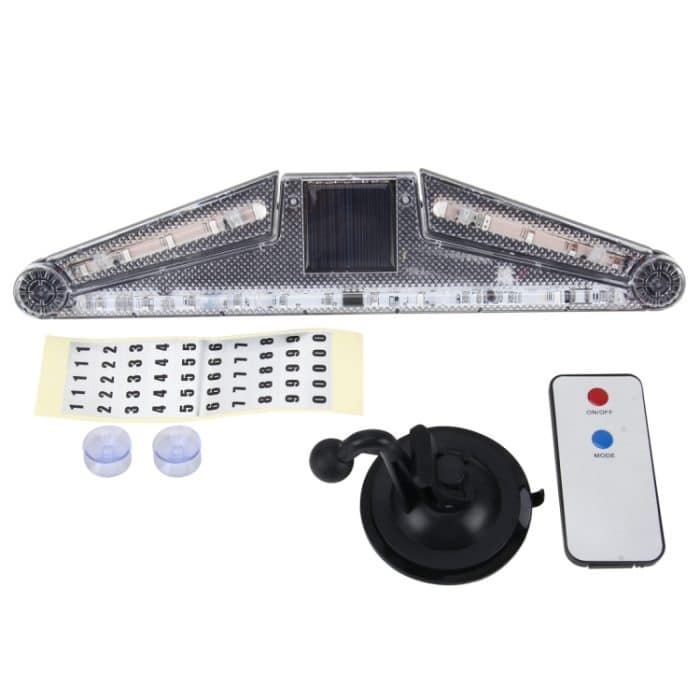 Solar Anti Collision Cupule Ranger Lampe Auto Rücklicht LED Blitz Warnleuchte Warnleuchte Faltbare Solar Cupule Warnlampe mit temporärem Parkschein – Bild 5