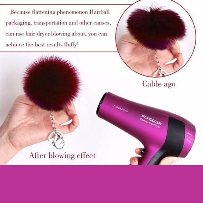 Ballett Goldener Schlüsselbund Schlüsselhalter Schlüsselanhänger Ringhalter Rex Rabbit Car Bag Anhänger Modetasche Ornamente Anhänger, Zufällige Farblieferung – Bild 4