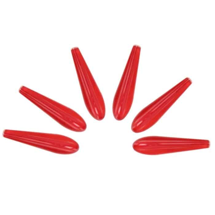 6 PCS Universal Harz Heckspoiler Auto Auto Heckspoiler Außen Heckspoiler Kit Auto Crash Strip Spoiler Routed Board Mute Gleichrichter Rauschunterdrückung Spoiler – Bild 2