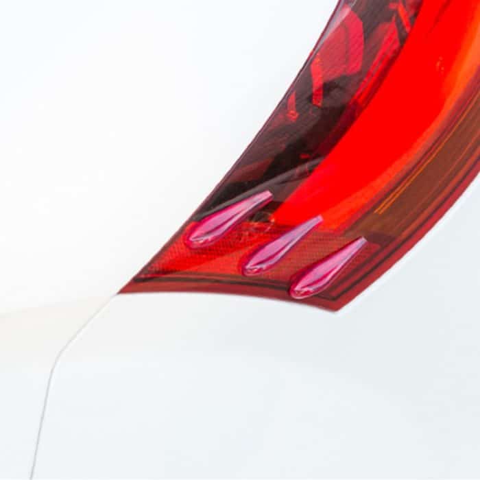 6 PCS Universal Harz Heckspoiler Auto Auto Heckspoiler Außen Heckspoiler Kit Auto Crash Strip Spoiler Routed Board Mute Gleichrichter Rauschunterdrückung Spoiler – Bild 9