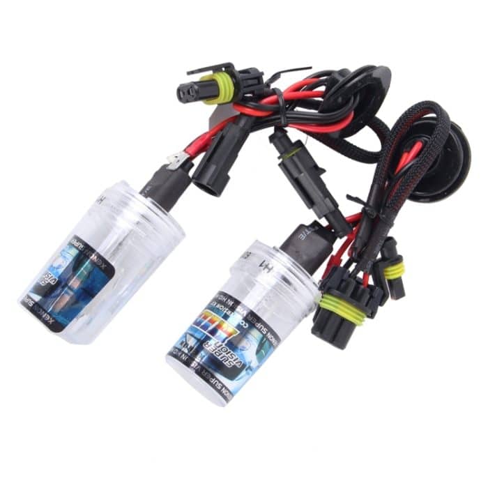 2PCS DC12V 35W H1 2800 LM HID Xenon-Licht Einzelstrahl Super Vision wasserdichte Stirnlampe, Farbtemperatur: 6000K, H1 – Bild 2