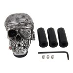 Universal Skull Car Gear Schaltknauf Modifizierter Car Gear Schaltknauf Auto Transmission Schalthebelknopf Schaltknöpfe – Bild 5