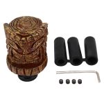 Universal Holz Avatar Form Auto Schalthebel Harz Modifizierte Schaltknöpfe – Bild 5
