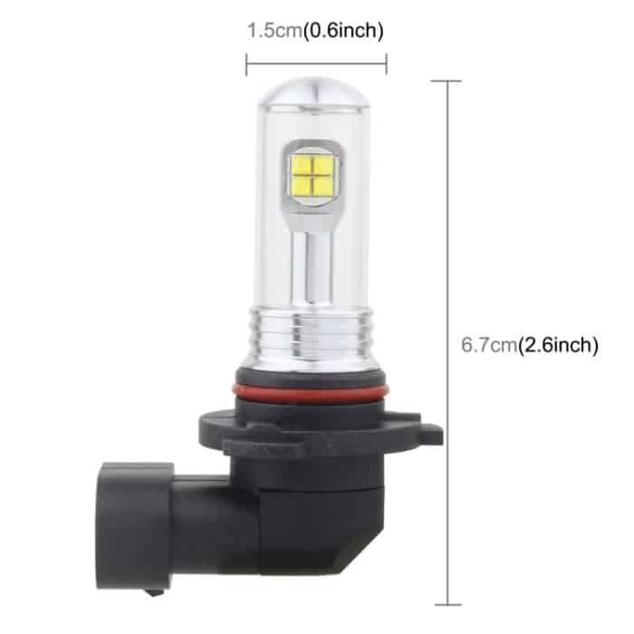 2 Stück 9006 40 W 800 LM 6000 K 8 CREE LEDs Auto-Nebelscheinwerfer, DC 12 V, 9006 – Bild 4