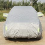 Oxford Cloth Anti-Dust Wasserdicht Sunproof Flame Retardant Atmungsaktiv Indoor Outdoor Volle Autoabdeckung Sun UV Schneestaubbeständiger Schutz SUV-Autoabdeckung mit Warnstreifen, Für Autos mit einer Länge von bis zu 5,1 m (199 Zoll)