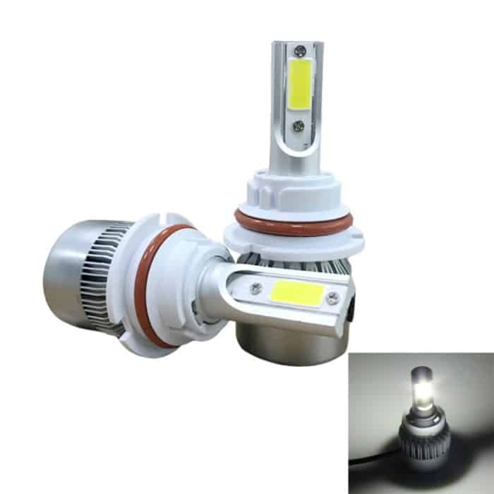 CMS3036WL.jpg 2 Stück 9004 18 W 1800 lm 6000 K wasserdichter IP68-Auto-LED-Scheinwerfer mit 2 COB-LED-Lampen, DC 9–36 V, 9004 – Bild 1