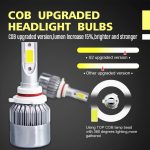 2 Stück C9 9006 18 W 1800 lm 6000 K wasserdicht IP68 Auto-LED-Scheinwerfer mit 2 COB-LED-Lampen, DC 9–36 V, 9006 – Bild 6