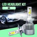 2 Stück H4 18 W 1800 lm 6000 K wasserdichter IP68-Auto-LED-Scheinwerfer mit 2 COB-LED-Lampen, DC 9–36 V, H4 – Bild 4