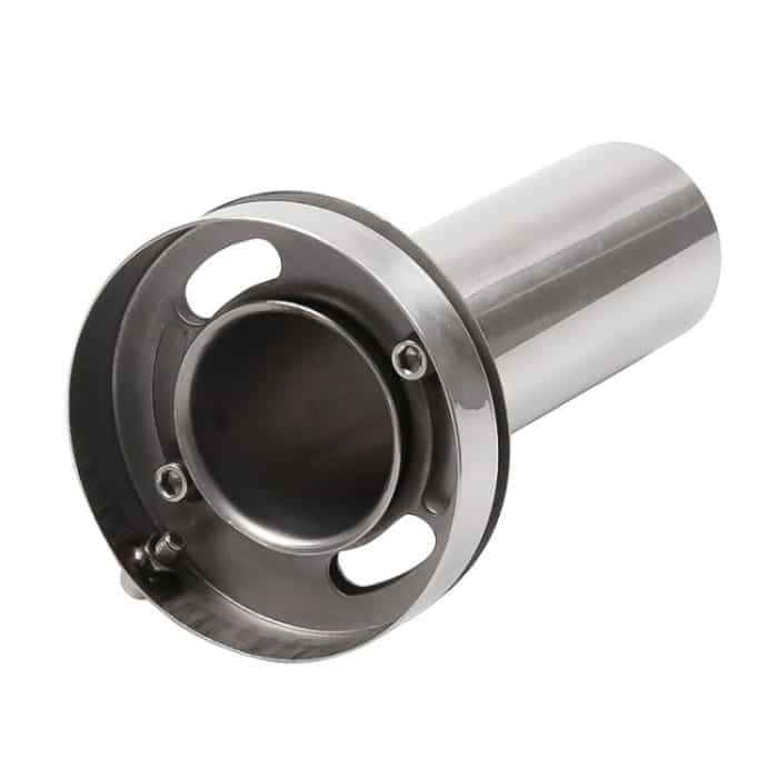 4 Zoll Universal Car 304 Edelstahl Auspuff Schalldämpfer nicht einstellbare Endschalldämpfer Spitze – Bild 2