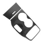 2 PCS Auto Wasser Cup Panel Carbon Faser dekorative Aufkleber für Jeep Grand Cherokee 2014-2015 – Bild 2