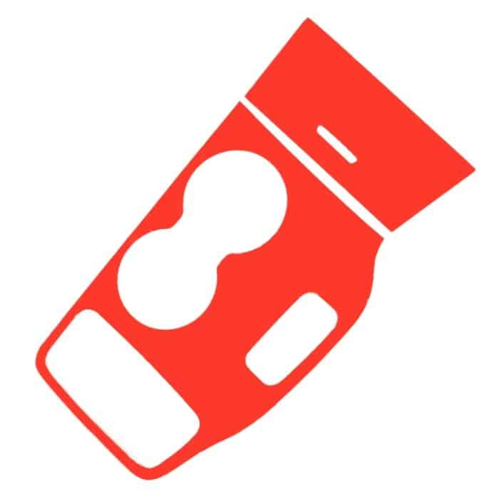 2 PCS Auto Wasser Cup Panel Carbon Faser dekorative Aufkleber für Jeep Grand Cherokee 2014-2015 – Bild 3