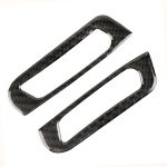 2 PCS Car A Column Air Outlet Carbon Faser Dekorativer Aufkleber für Jeep Grand Cherokee – Bild 2