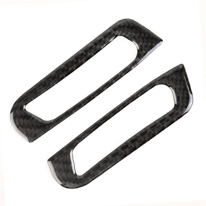 2 PCS Car A Column Air Outlet Carbon Faser Dekorativer Aufkleber für Jeep Grand Cherokee – Bild 2