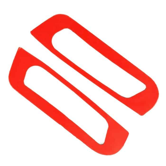 2 PCS Car A Column Air Outlet Carbon Faser Dekorativer Aufkleber für Jeep Grand Cherokee – Bild 3