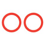 2 PCS Auto Hinterhorn Horn Kohlefaser dekorative Aufkleber für Jeep Grand Cherokee – Bild 3