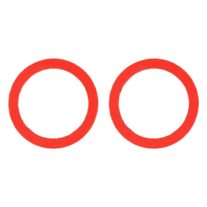 2 PCS Auto Hinterhorn Horn Kohlefaser dekorative Aufkleber für Jeep Grand Cherokee – Bild 3