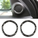 2 PCS Auto Front Horn Carbon Faser dekorative Aufkleber für Jeep Grand Cherokee