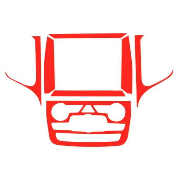 Car Central Control Navigation Carbon Faser Dekorativer Aufkleber für Jeep Grand Cherokee – Bild 3