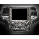 Car Central Control Navigation Carbon Faser Dekorativer Aufkleber für Jeep Grand Cherokee – Bild 6