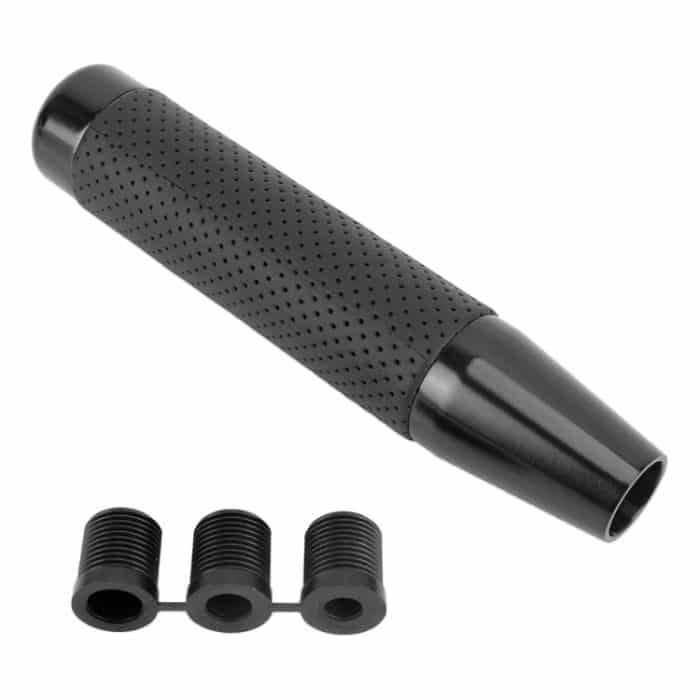 Metall-Leder-Auto-Schaltknauf mit langer Säule, Größe: 18 x 3,3 cm, Size: 18x3.3cm (Black), Size: 18x3.3cm (Blue), Size: 18x3.3cm (Red), Size: 18x3.3cm (Silver) – Bild 5