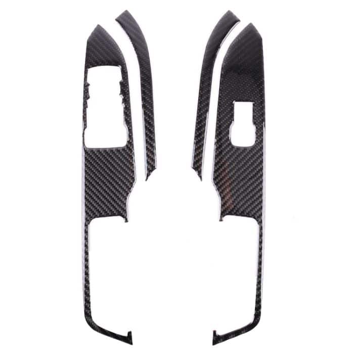 4 PCS Auto Tür Lift Fensterheber Taste Dekorative Aufkleber für Ford Mustang 2015-2020 – Bild 2